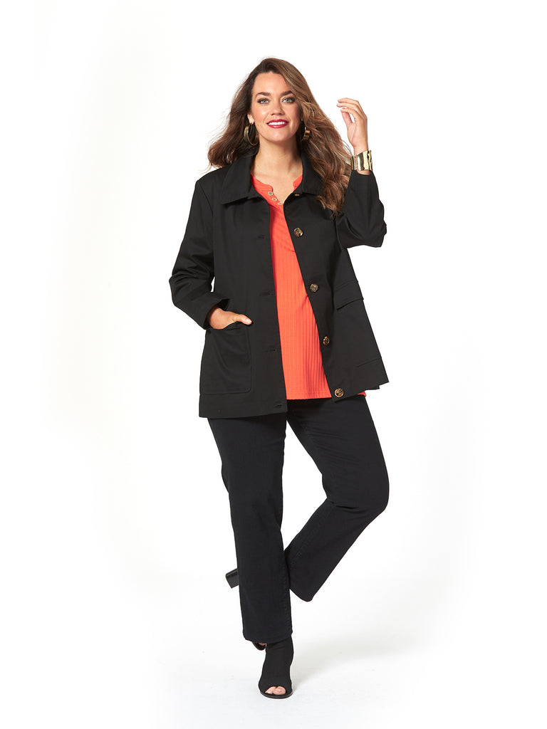 MIX IT UP TRENCH BLACK