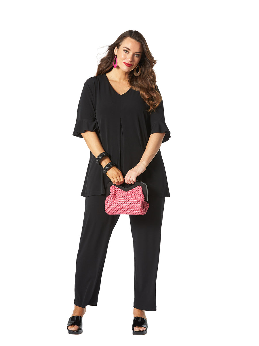 MID DRIFF FRILL TOP CLOSE TO MY HEART main image 0