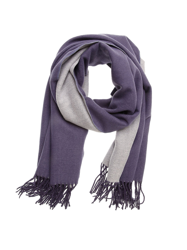 PURPLE DOUBLE SIDED SCARF