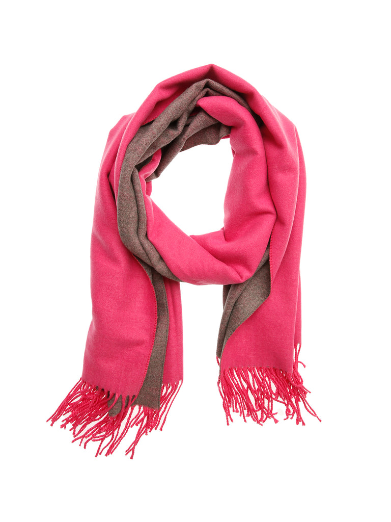 PINK DOUBLE SIDED SCARF